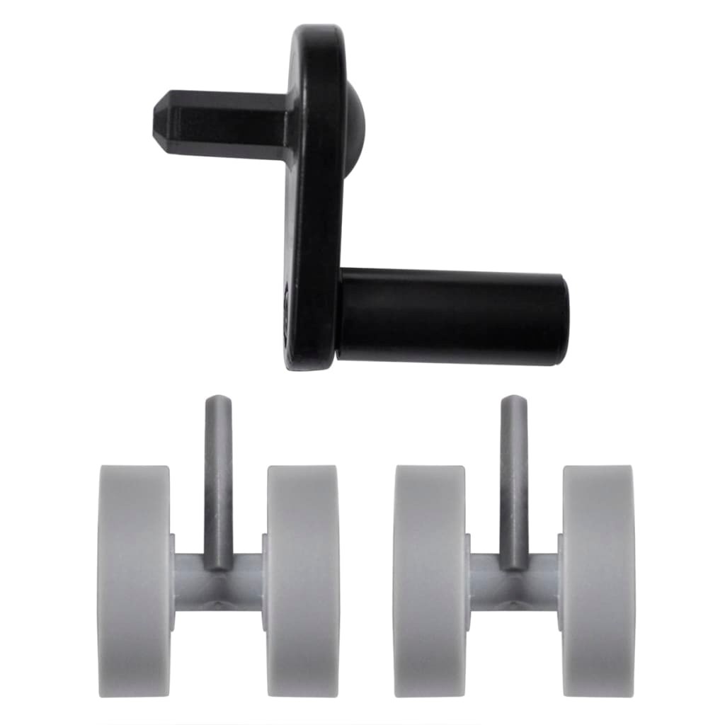 White Sliding Insect Screen for Double Doors 215 x 215 cm